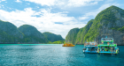 Phi Phi Island + Coco Beach Water Park by Speed Catamaran  [TEMPORARY CLOSED]