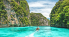 Phi Phi Maya & Bamboo Islands by speed Catamaran Boat