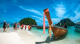 4 Island in Krabi by Longtail Boat